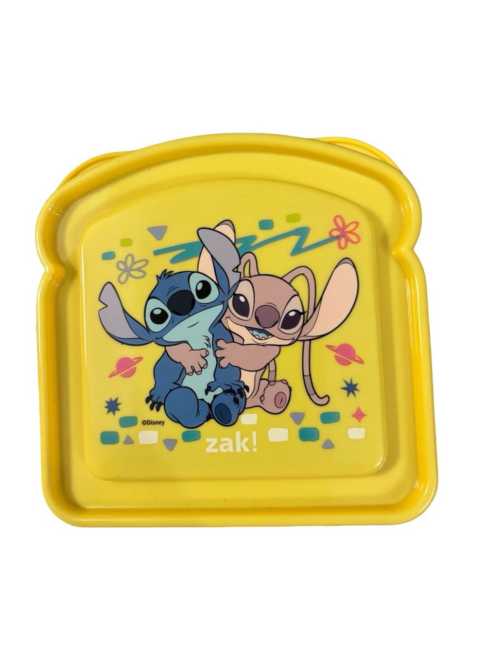 Disney Stitch & Angel Sandwich or Snack Reusable Container